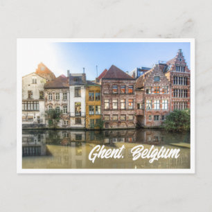 Postales fotográficas de Gante moderno Bélgica