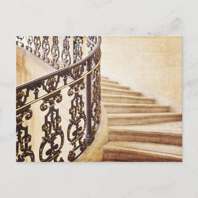 Postales fotográficas de la escalera de París (Anverso)