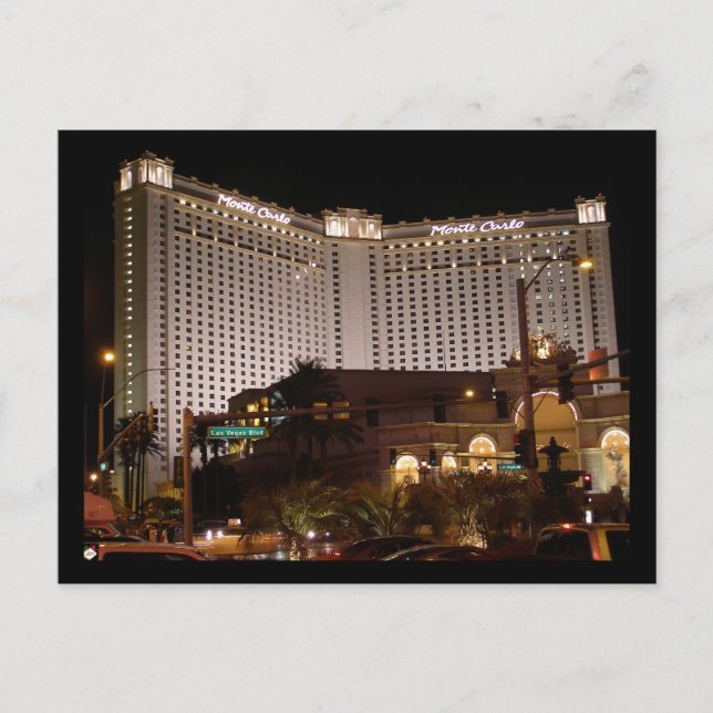 Postales fotográficas de Monte Carlo Las Vegas (Anverso)