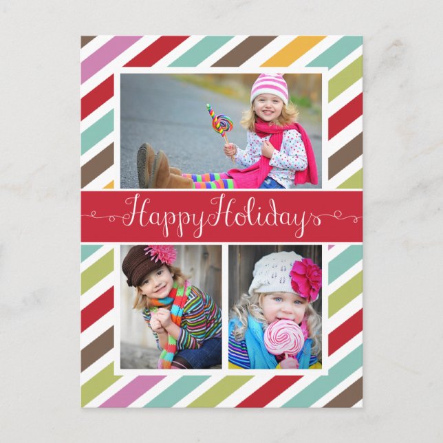 Postales fotográficas de Navidades divertidos (Anverso)
