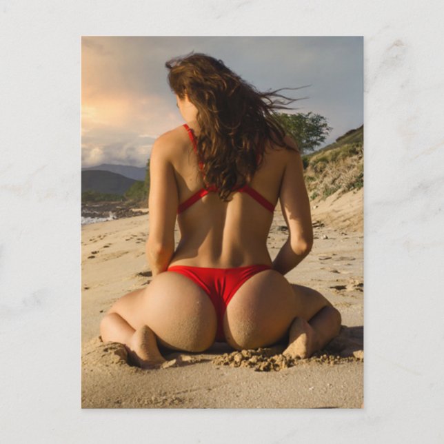 Postales fotográficas en bikini de verano caliente (Anverso)