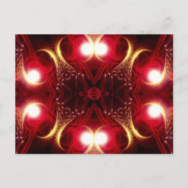 Postales fractales de pescado (Anverso)