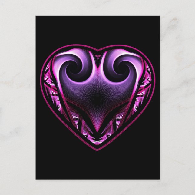 Postales fractales del corazón de Taurus (Anverso)