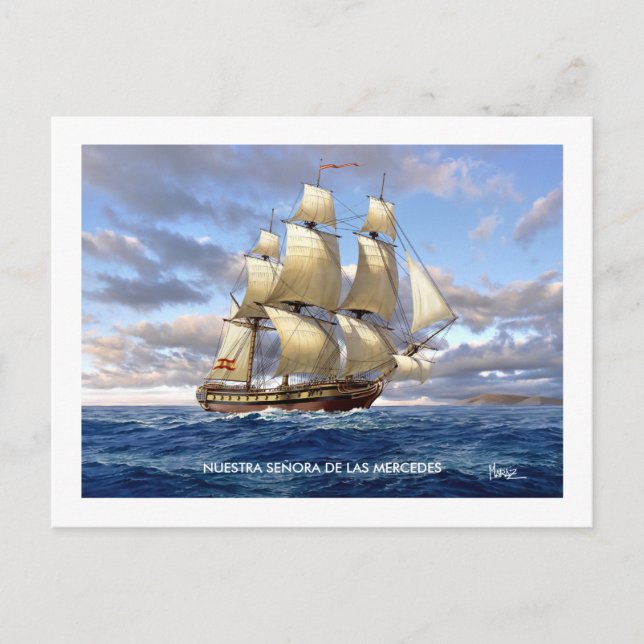 Postales frágiles de Nuestra Señora de las Mercede (Anverso)