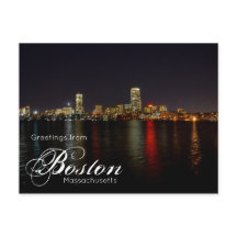 Postales frente al mar en el Skyline de Boston Mas
