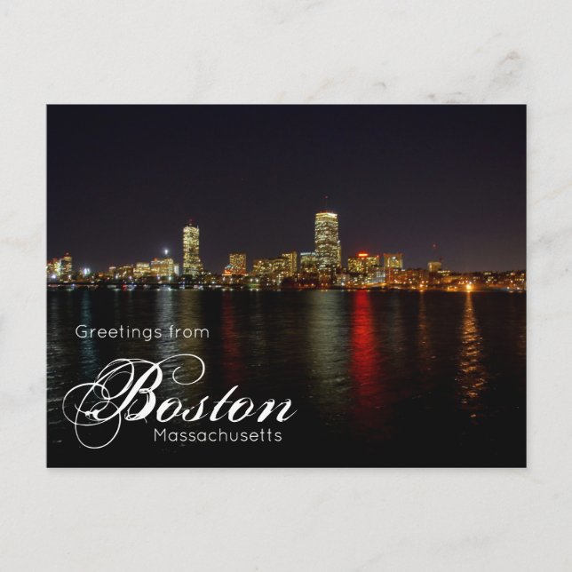 Postales frente al mar en el Skyline de Boston Mas (Anverso)