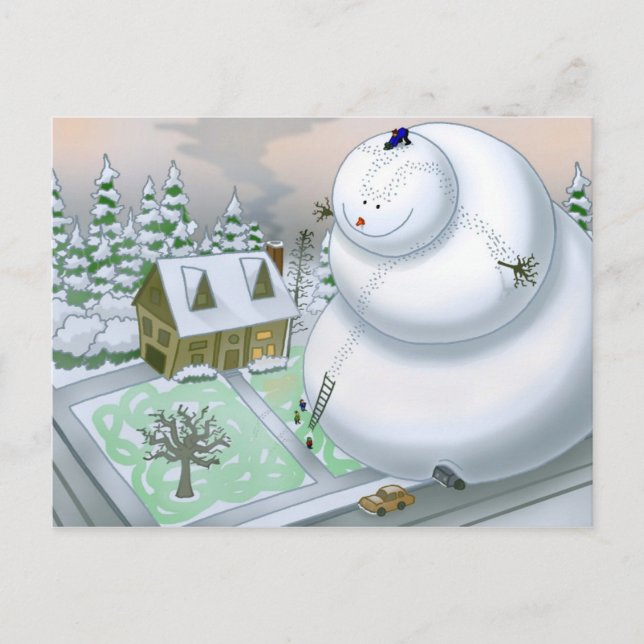 Postales gigantes de Snowman (Anverso)