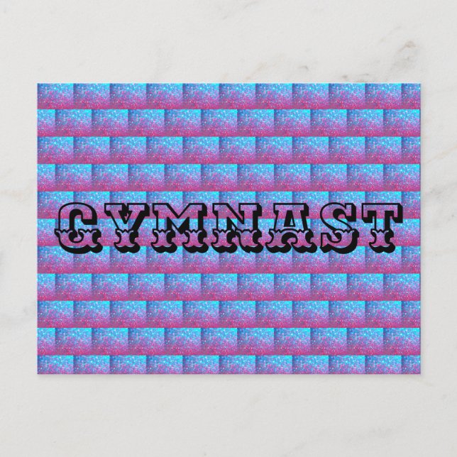 Postales GYMNAST - Regalo de gimnasia (Anverso)