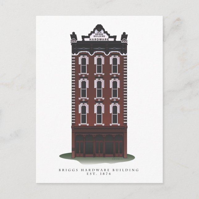 Postales históricas de construcción de hardware de (Anverso)