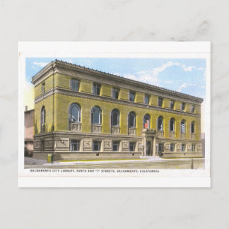 Postales históricas de la Biblioteca Pública de Sa