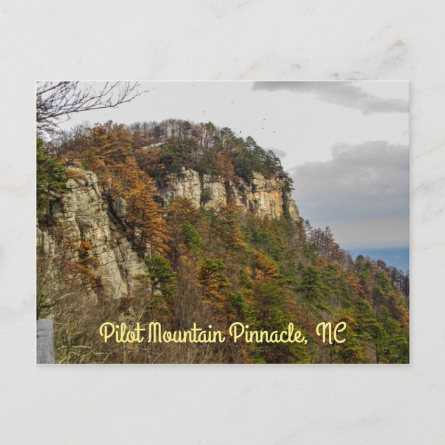 Postales horizontales de otoño de montaña piloto (Anverso)