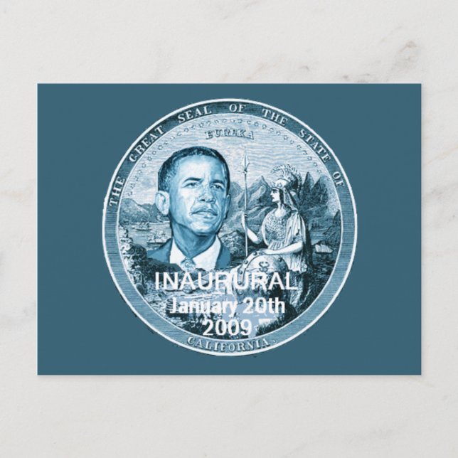 Postales inaugurales de CALIFORNIA (Anverso)