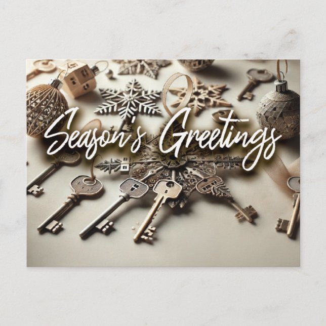 Postales inmobiliarias - Saludo de temporada (Anverso)