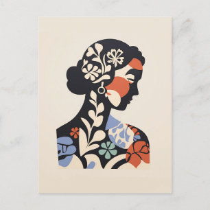 Postales Inspiradas En Matisse - Cara De Una Mujer