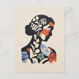 Postales Inspiradas En Matisse - Cara De Una Mujer