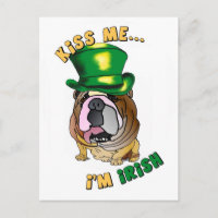 Postales irlandesas de Bulldog