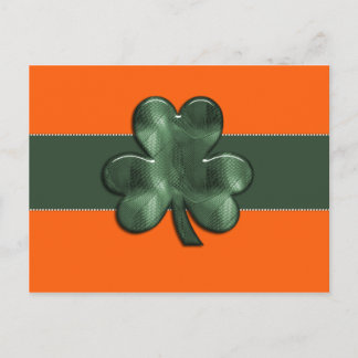 Postales irlandesas de Glass Shamrock D2