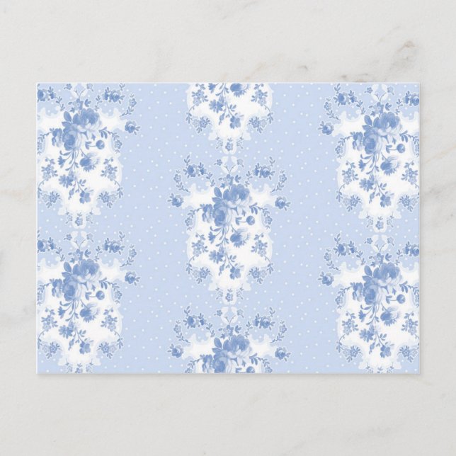 Postales Lady Enid en azul arándano (Anverso)