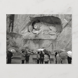 Postales llorosas de león