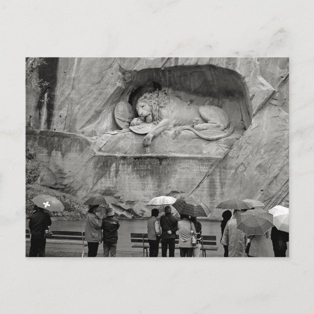 Postales llorosas de león (Anverso)