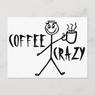 Postales locos para el café
