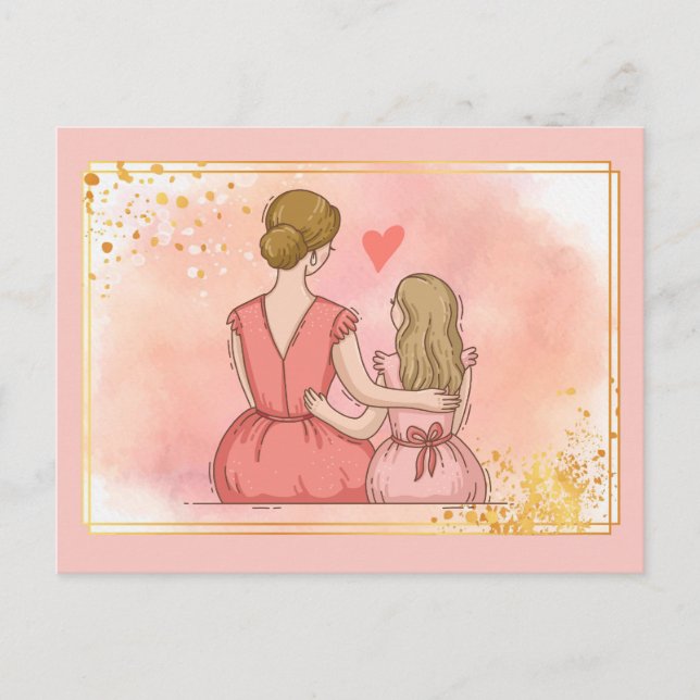 Postales Madre E Hija (Anverso)