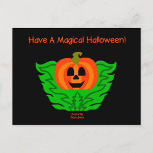 Postales mágicas de calabaza de Halloween