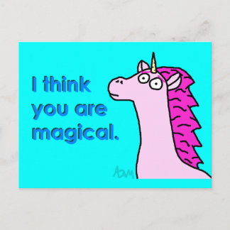 Postales mágicas de unicornio