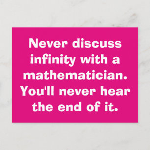 Postales matemáticas infinitas