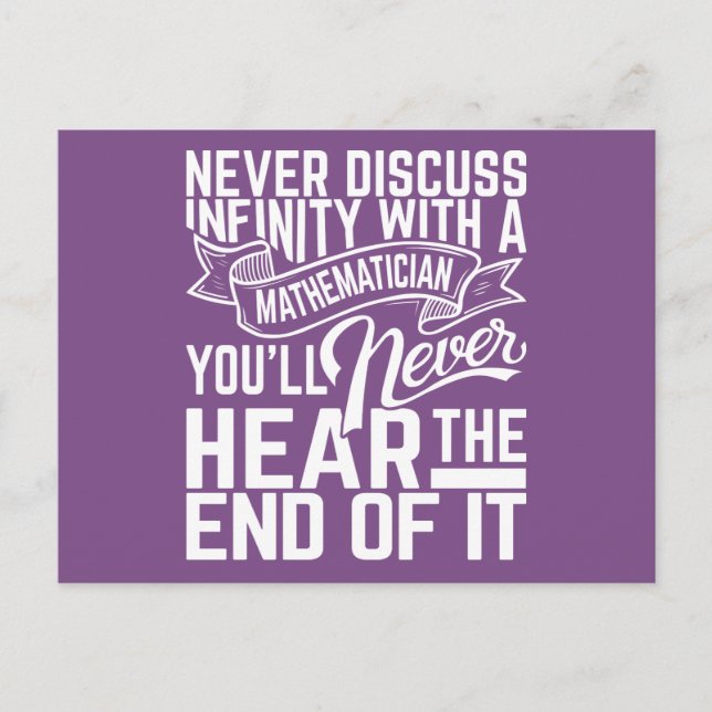 Postales matemáticas infinitas (Anverso)