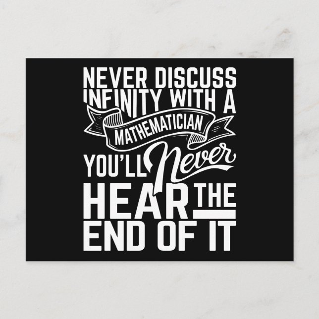 Postales matemáticas infinitas (Anverso)