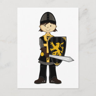 Postales Medieval Black Knight