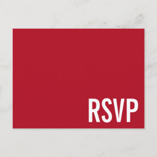 Postales minimalistas y sencillas "RSVP"