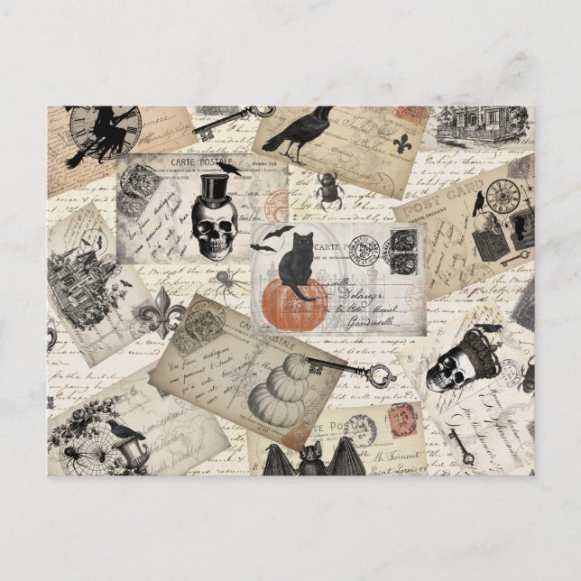 Postales modernas de Halloween (Anverso)