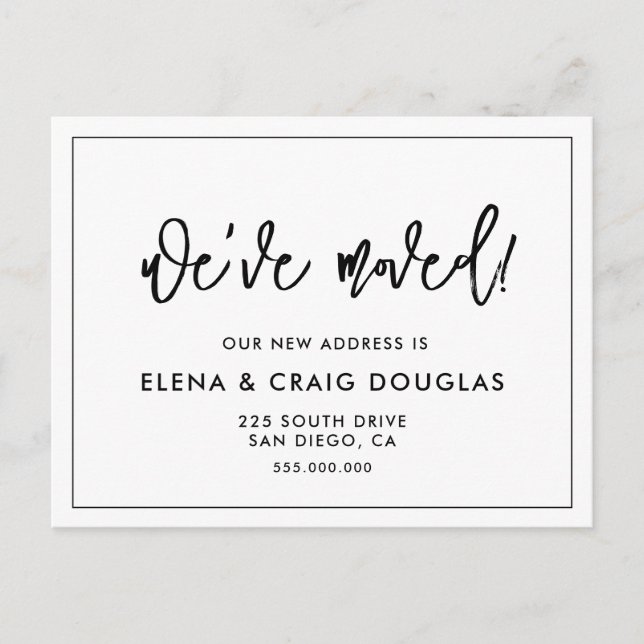 Postales modernas de invitación (Anverso)