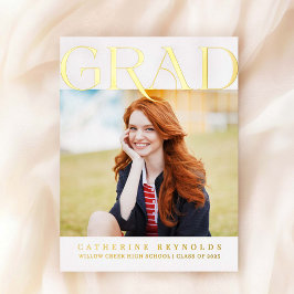 Postales modernas de Relieve metalizado de Invitac