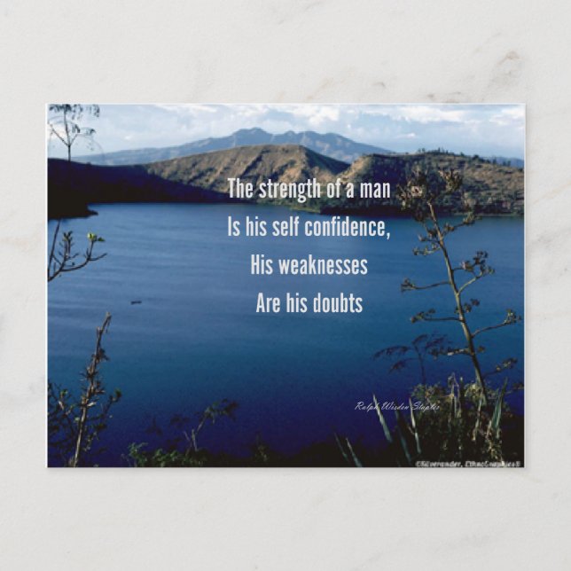 Postales motivadas por la autoconfianza (Anverso)