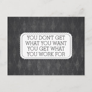 Postales Motivadoras del Estilo de tablero de cuad