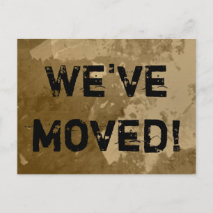 Postales móviles con la caja de cartón apenada