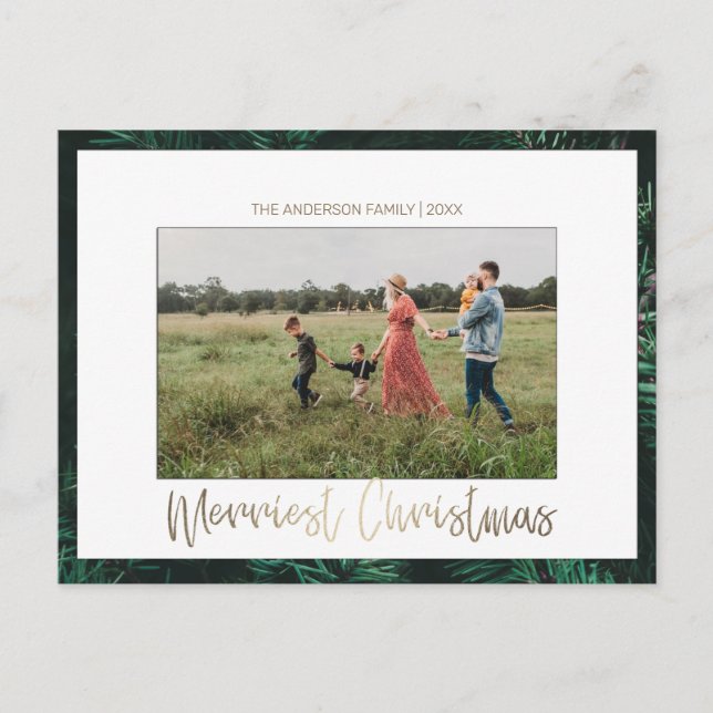 Postales navideñas de festividad de Merry (Anverso)