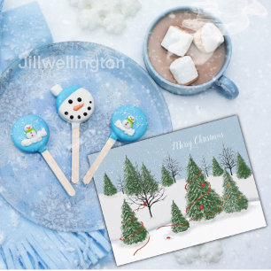 Postales navideñas del Día de los Navidades Forest