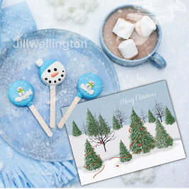 Postales navideñas del Día de los Navidades Forest