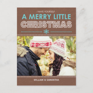Postales navideñas Mocha de Feliz Navidad