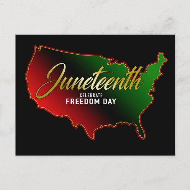 Postales navideñas panafricanas, 19 de junio (Anverso)