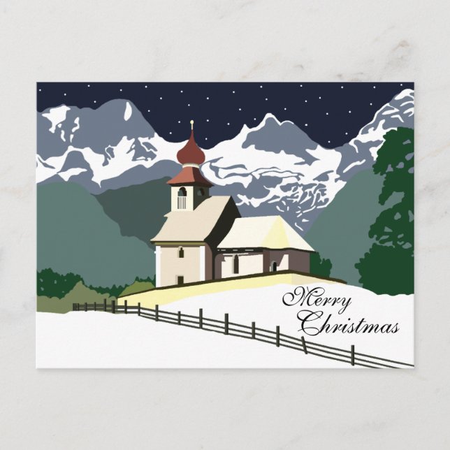 Postales navideñas para Navidades de la Iglesia de (Anverso)
