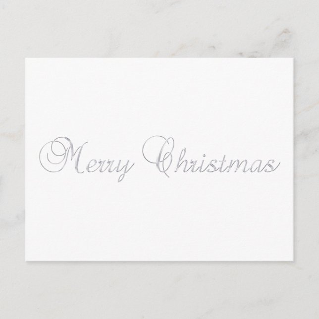Postales navideñas Silver Merry (Anverso)