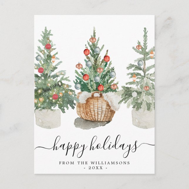 Postales navideñas tradicionales (Anverso)