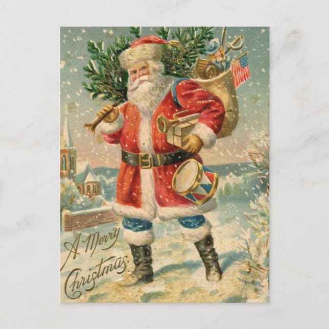 Postales navideñas vintage (Anverso)