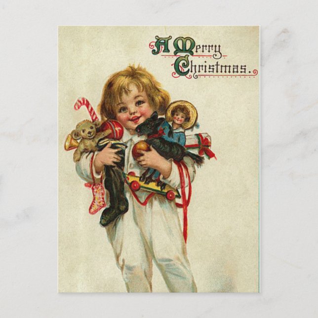 Postales navideñas vintage (Anverso)