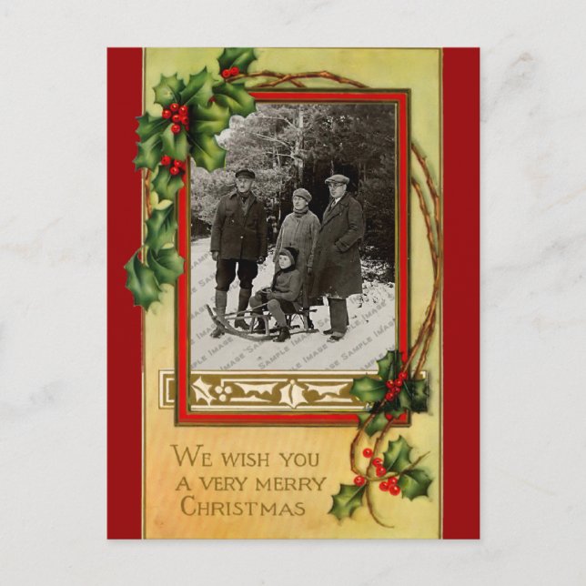 Postales navideñas vintage (Anverso)